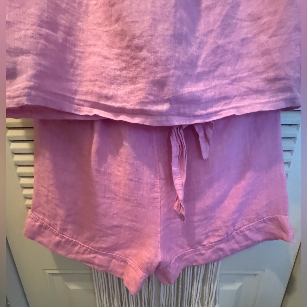 MEO MELI Linen Top and Short Set Sz - Picture 2 of 9